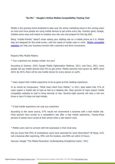 Go mo   google's online mobile comp...