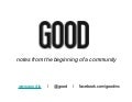 Community Conference 2011 - GOOD, Max Schorr 