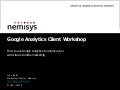 Google analytics-workshop-open-access-workshop-august-2010-slideshare