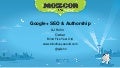 Google Plus SEO and Authorship
