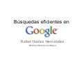 Búsquedas eficientes en Google