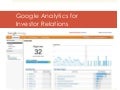 Google Analytics For Investor Relations