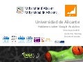 Analítica Web con Google analytics universidad_alicante