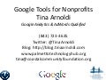 Google for Nonprofits Googlefest