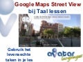 Google Maps Street View in taallessen- hoe je Google maps kan gebruiken in de taalles