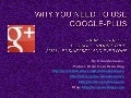 WHY YOU NEED TO USE GOOGLE-PLUS