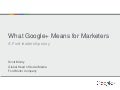 What Google+ Means for Marketers: A View from Ford's Experience