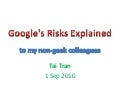 Google Risks Explained