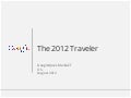 Google the 2012 traveler