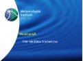 Trond Michelsen: Frie værdata fra Meteorologisk institutt og yr.no