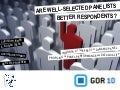 Are well-selected panelists better respondents?