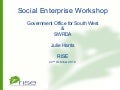 GOSW Social Enterprise Workshop Oct 2010