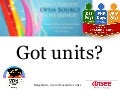 Got units? @ Osidays 2011 India 11-20-2011
