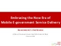 Government 2.1 - "Mobile Government Services" by OGCIO
