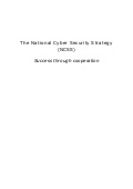The National Cyber Security Strategy: Success Through Cooperation