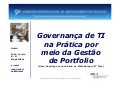 Governança de TI na Prática por meio da Gestão de Portfolio