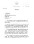 April 19, 2010 Governor to Chairman 