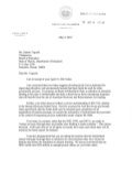  May 3, 2010 Governor to Chairman