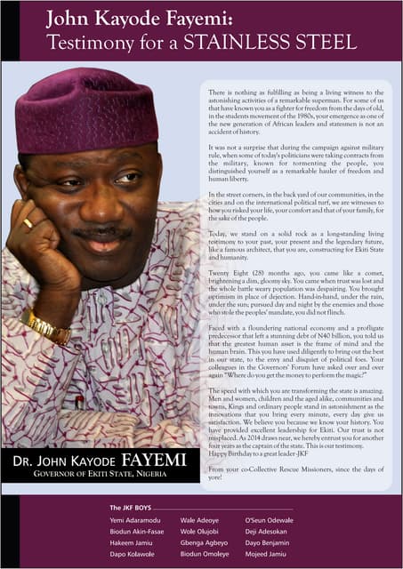 Happy Birthday to JKF @ 48