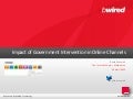Impact of Government Intervention in Online Channels