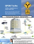 GPON vs. Gigabit Ethernet - Just the Facts 