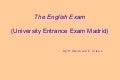 The English Exam