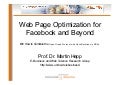 Web Page Optimization for Facebook