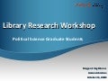 Workshop for Graduate Students