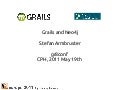 Grails and Neo4j