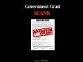 Grant Scams