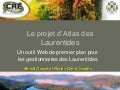Le projet d'Atlas des Laurentides : un outil web de premier plan pour les gestionnaires des Laurentides