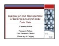 GRC Integration And Management Of Diverse Environmental Data Sets