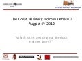 Great Debate 3 - Slides