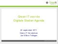 Green it voor de digitale steden agenda 22 september 2011