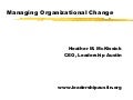 Managing Organizational Change with Heather McKissick