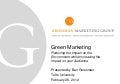 Green Marketing Presentation to Tufts University