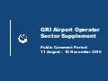 GRI Airport Operator Sector Supplement 