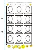 Faces: Basic Expressions Worksheet