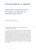 Nachhaltigkeit im Change Management