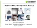 Produktpolitik für stromsparende Produkte