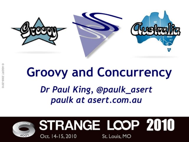 groovy and concurrency
