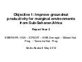 TLI 2012: Groundnut research pogress report