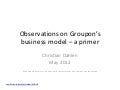 Groupon business model