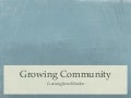 QC Merge 2012: Growing community