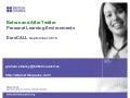 EuroCALL - Before & After Twitter : the Personal Learning Environment