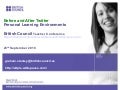 Before and After Twitter: Personal Learning Environments