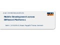 Mobile Development across Different Platforms @ Immobilienscout24