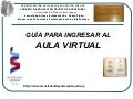 Guía Aula Virtual - Estudiante