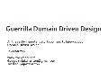 Domain Driven Design - DDDSydney 2011