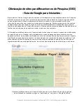 Guia otimizacao para Mecanismos de Pesquisa